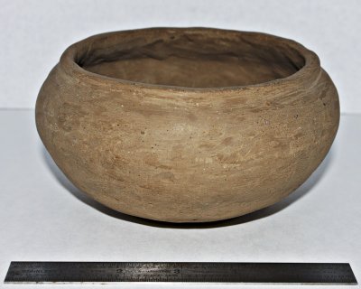 Buff Hand-Coiled Bowl