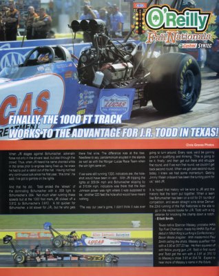 1320 Magazine - NHRA Dallas 2008