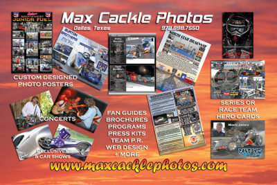 Max Cackle Photos Promo Flyer