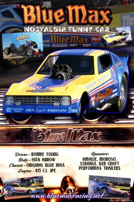 Blue Max Racing Show Board