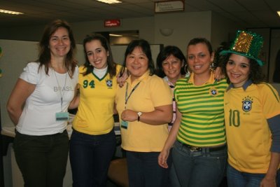 Copa 2010 - Pr Jogo na Petros - Brasil x Coria