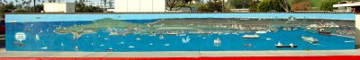 Panoramic Mural at Ports O' Call
