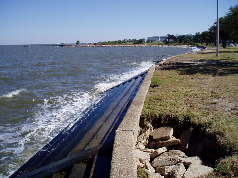 Lake wall