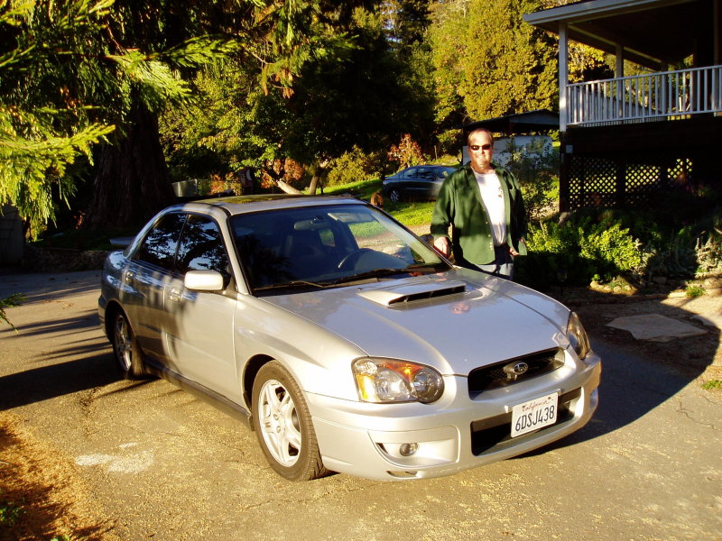 Mark and his new race car