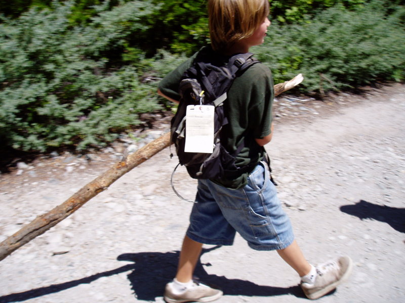follow me stella; max has the wilderness permit