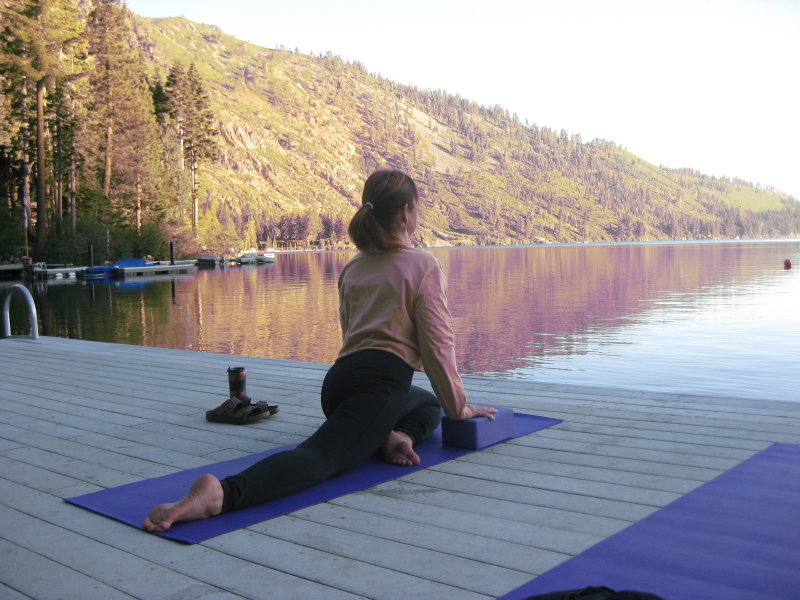 Swan pose