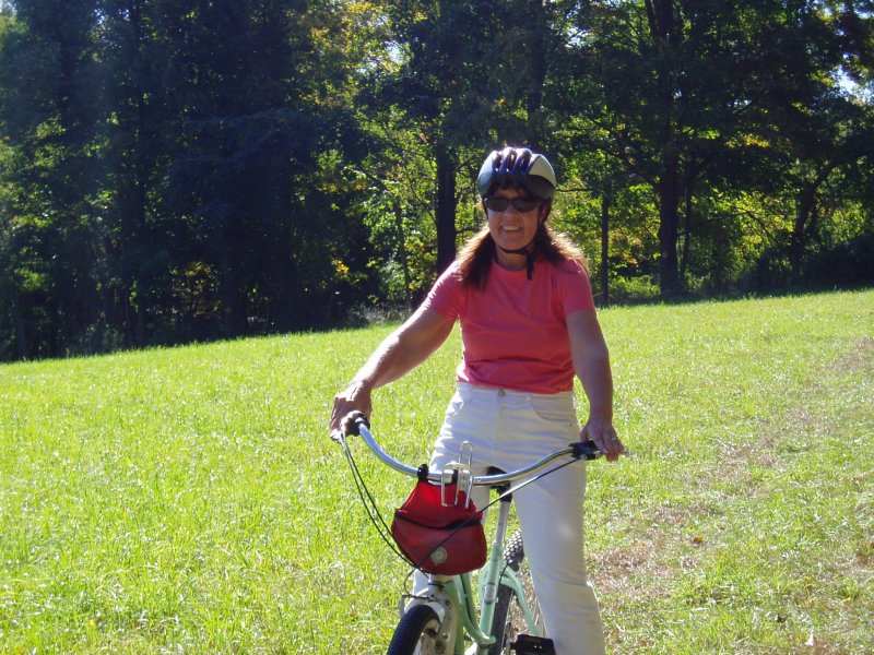 Cathy riding