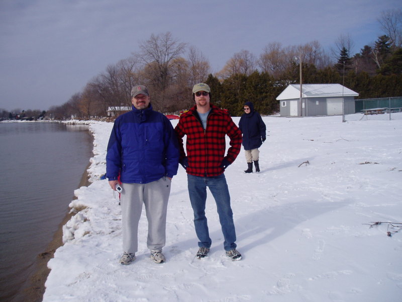 Rick & Scott; Lake Champlain, Burl VT