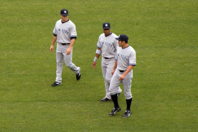 Brett Gardner, Robinson Cano, Johnny Damon