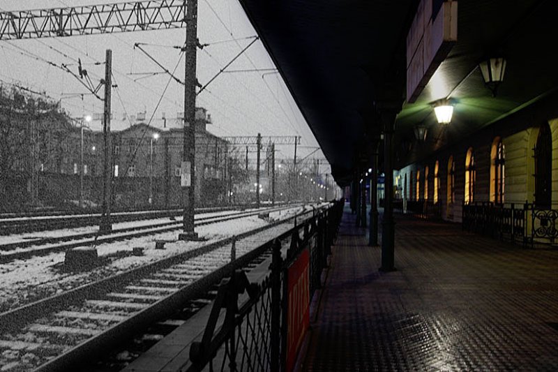 Snow on the tracks