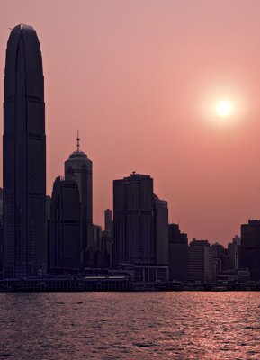 Harbour silhouette