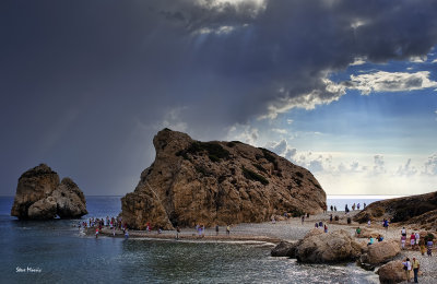 Storm over Aphrodites Rock