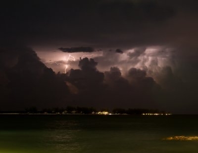 Lightning Over the Island