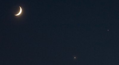 Venus Jupiter and Luna