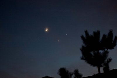 Moon over Reno