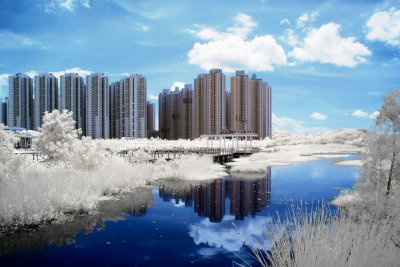 Hong Kong Wetland Park (Infrared)