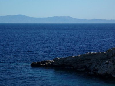 Sea blue - from Samos to Turkey