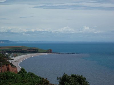 Budleigh from the cliff top