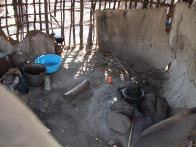 Bukumbi village communal kitchen