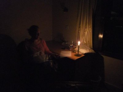 First night in Africa - power cut in Dar es Salaam