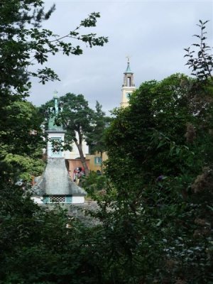 Port Meirion - viewed through the trees