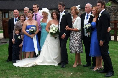 Bride and Grooms families