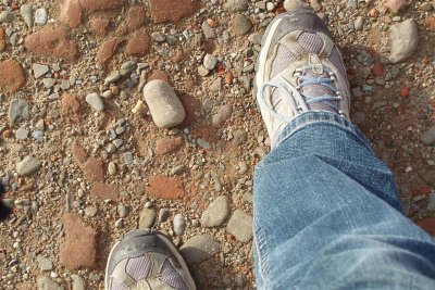 Auschwitz - walking where so many feet have trodden