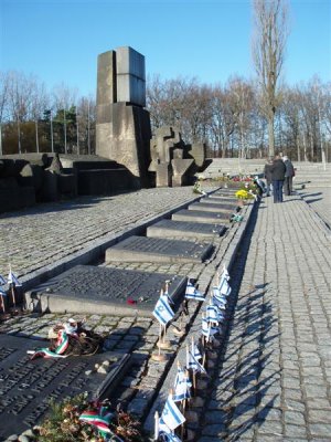 Birkenhau - Holocaust memorial, tablets in all languages