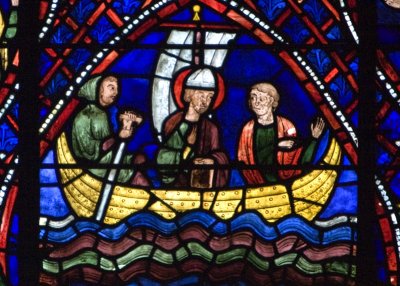 Stained glass #3, cathedral of Chartres, France 2009