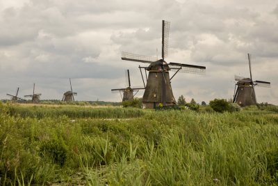 Dutch windmills, Kinderdijk 2009