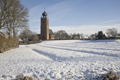 Deinum Winter in Friesland, Netherlands december 2010