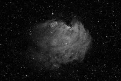 SH-252 The Monkey Head Nebula in H-alpha
