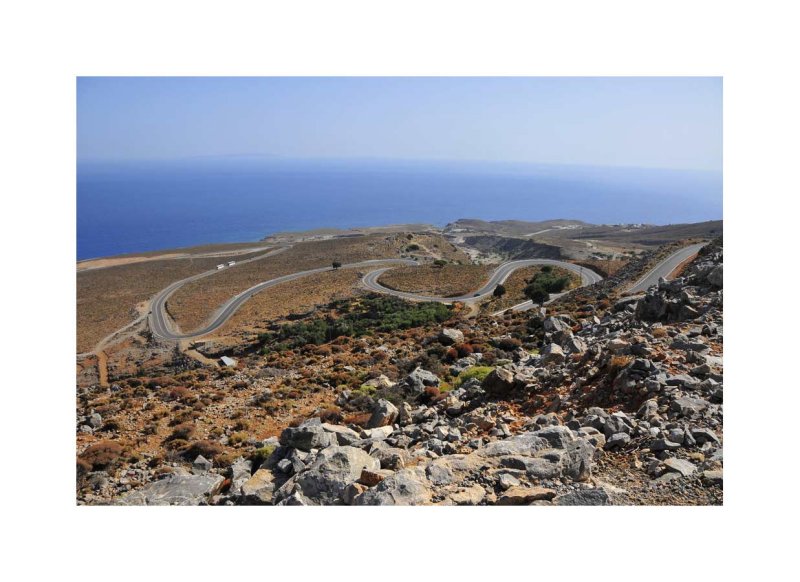 la route de Hora Sfakion