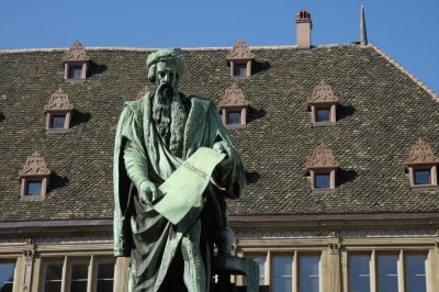 Gutenberg sur sa place