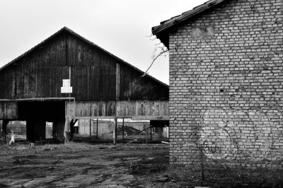 old factory b&w #8