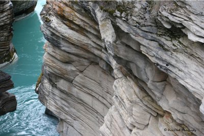 Gorge at Athabasca Falls Alberta Canada