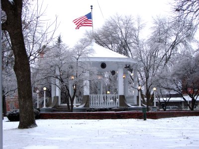 Bandstand in Rushville Illinois