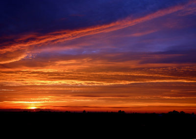 Sunset in north east Missouri