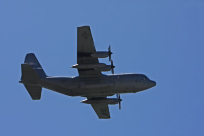 C 130 fly by