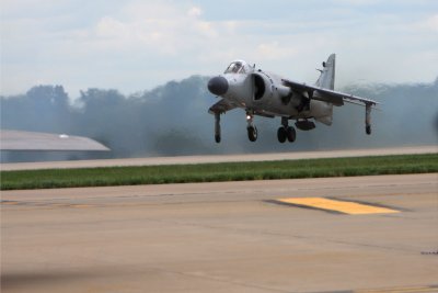 Harrier vertical takeoff