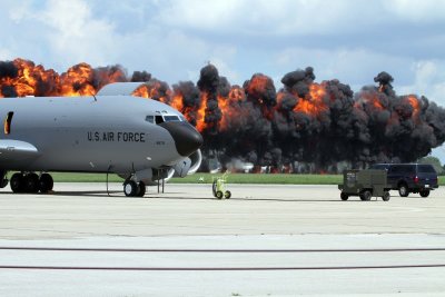 AD-5 Piloted by Eric Downing Mock Bomb run