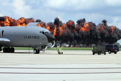 AD-5 Piloted by Eric Downing  Mock  Bomb run