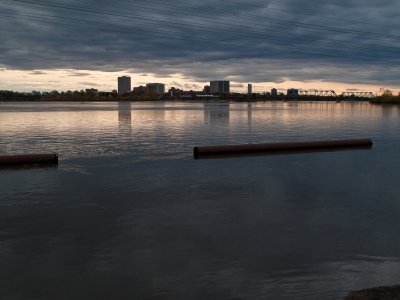 Tombe du jour sur l'Outaouais / Close of the Day on the Ottawa River