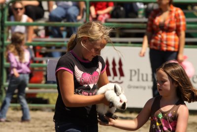 People enjoying the South Douglas rodeo in Myrtle Creek Oregon