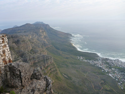 view from table mountain