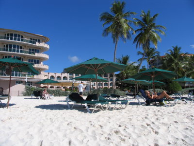 Beach and hotel