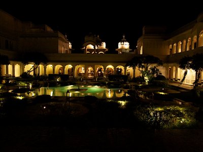 Foutain at night