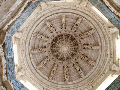 One of the four domes within the temple.