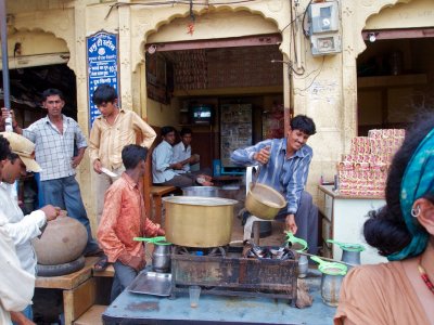 Local chai vendors