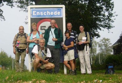 Foto bij (bijna)eindpunt Enschede